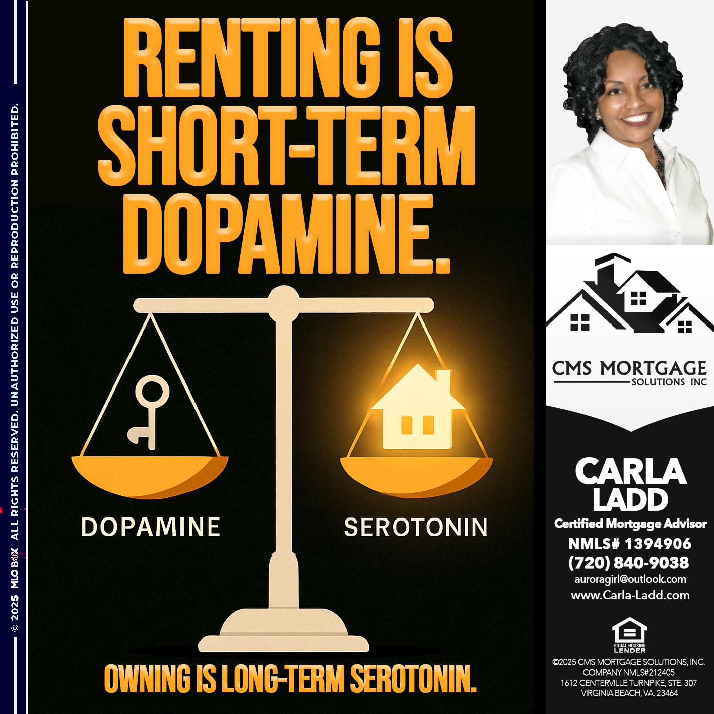RENTING IS - Carla Ladd -Mortgage Loan Originator