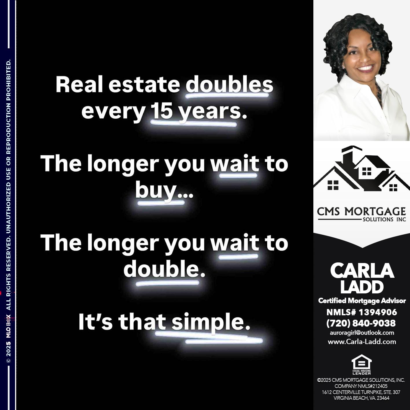 REAL ESTATE - Carla Ladd -Mortgage Loan Originator