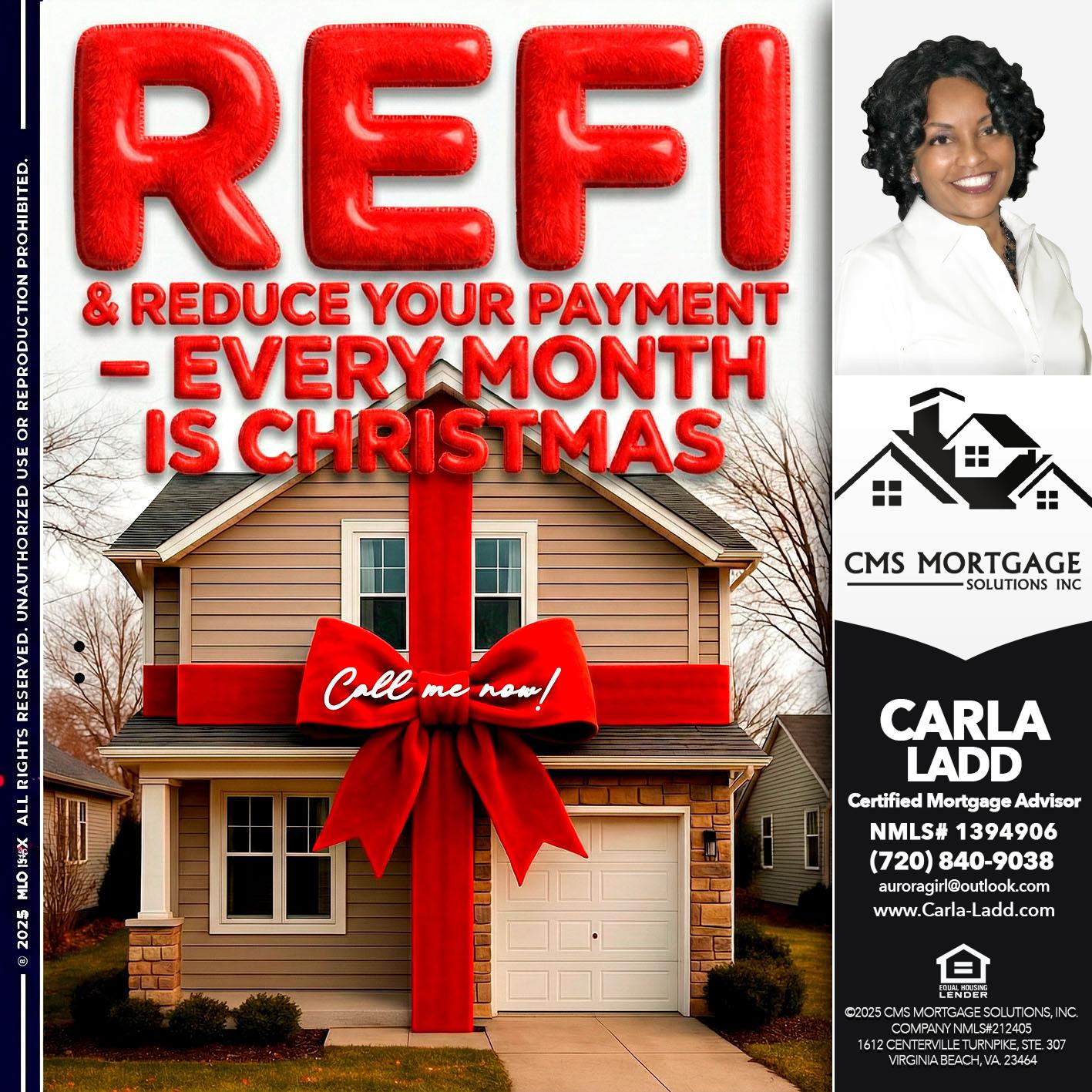 REFI - Carla Ladd -Mortgage Loan Originator