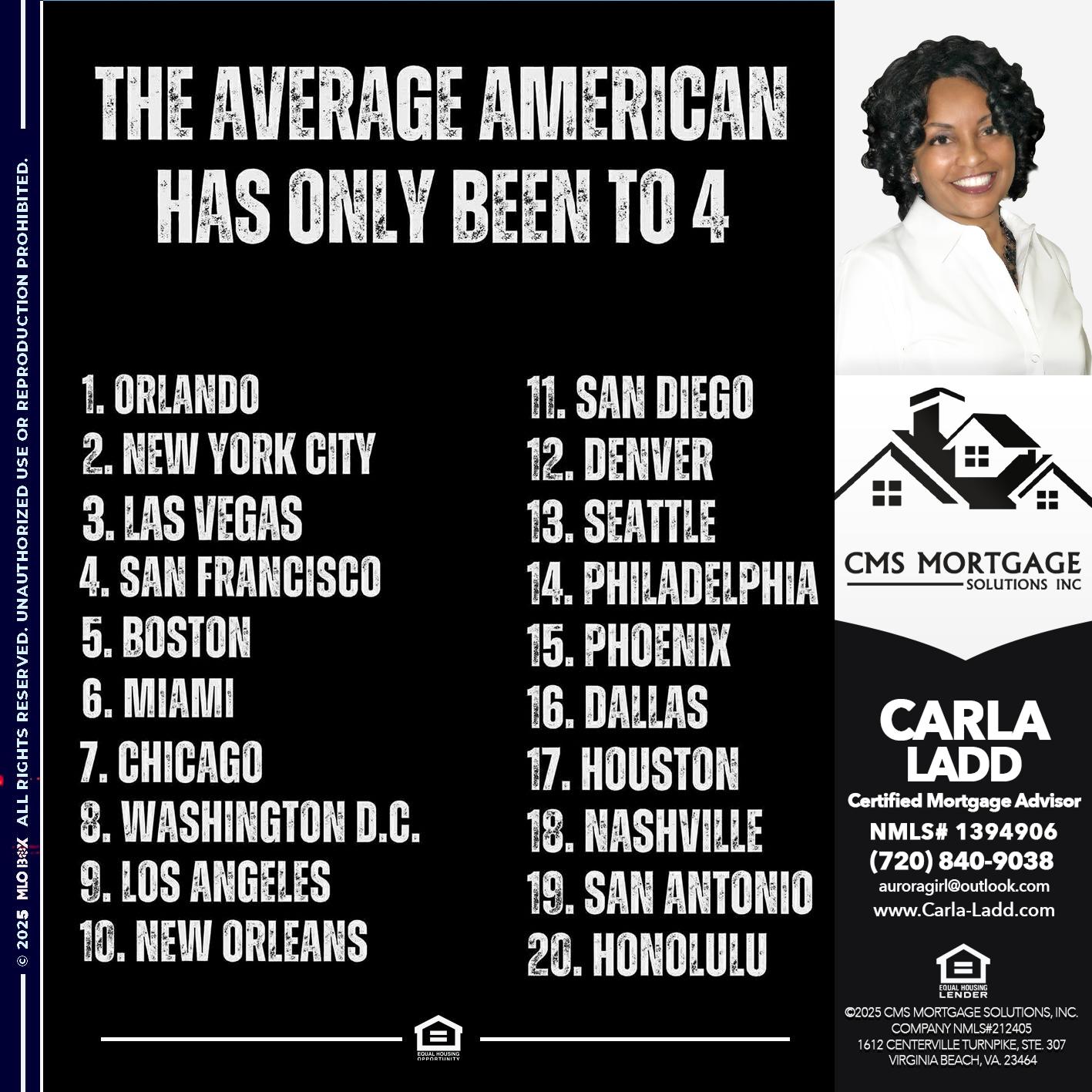 THE AVERAGE - Carla Ladd -Mortgage Loan Originator